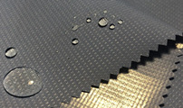 Rip-stop Fabric with PU coating for lightweight raincoat factory